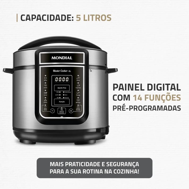 Panela de pressão elétrica Mondial PE-38 — foto 2