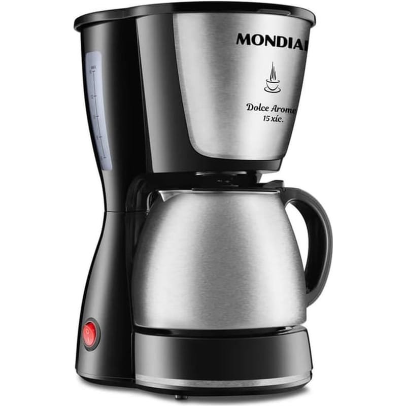 Cafeteira elétrica de filtro Mondial C-34JI-15X