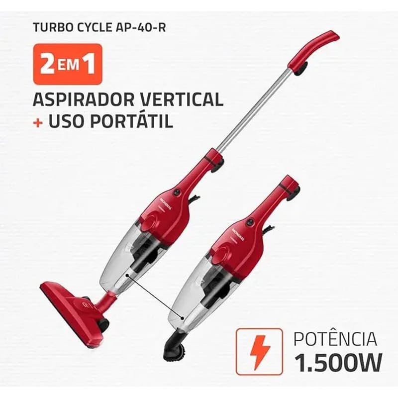 Aspirador de pó Mondial AP-40-R — foto 2