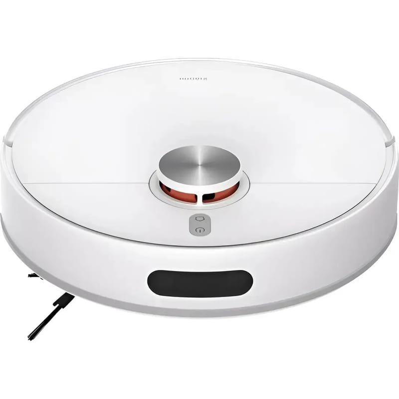 Robô aspirador Xiaomi S40 branco limpando piso de madeira